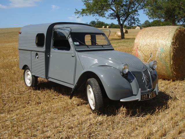 2cv camionnette dimensions